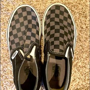 Boys checkered vans